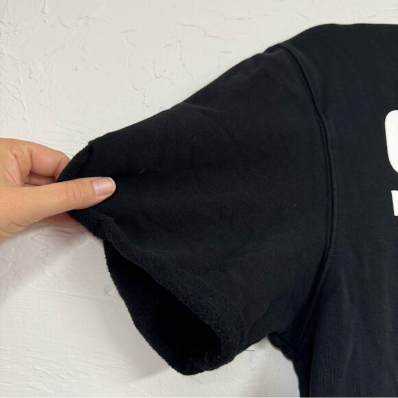 Opening Ceremony Black & White Graphic Print Short Sleeve Sweatshirt Womens S - Picture 2 of 13